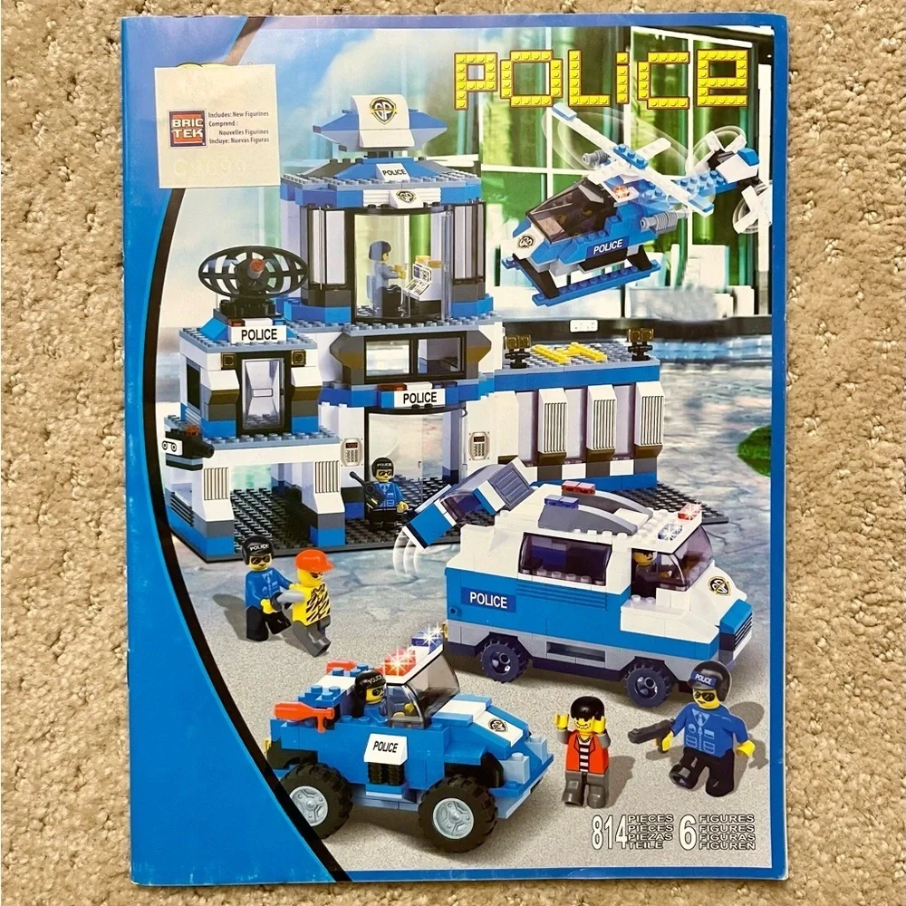 BRICTEK Police (NIB) Building Blocks (Compatible w/Other Leading Brands) (11010)